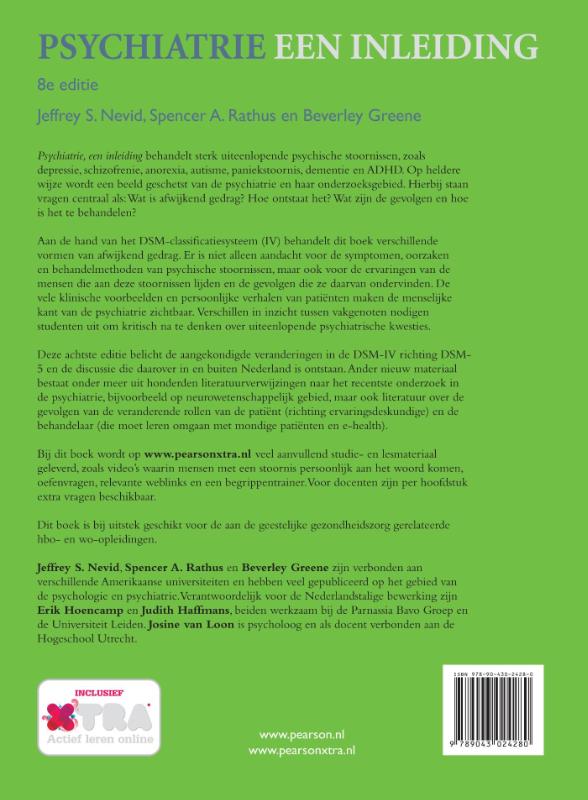 Psychiatrie achterkant