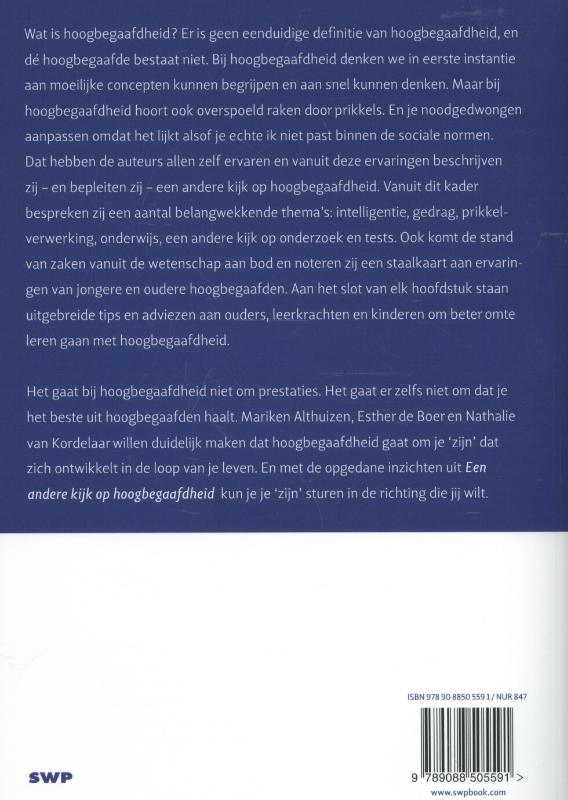 Een andere kijk op hoogbegaafdheid achterkant