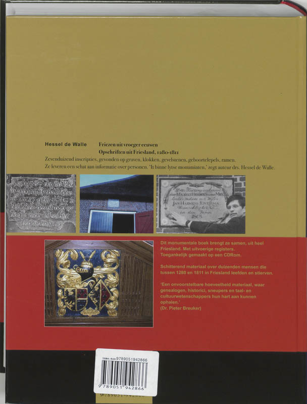 Friezen uit vroeger eeuwen achterkant