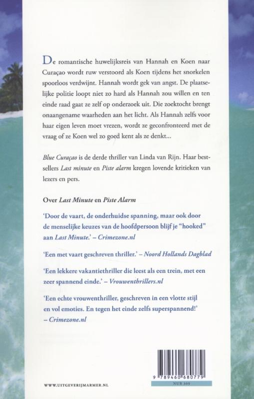 Blue Curacao - Linda van Rijn achterkant