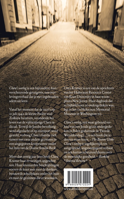 Clara's Oorlog achterkant