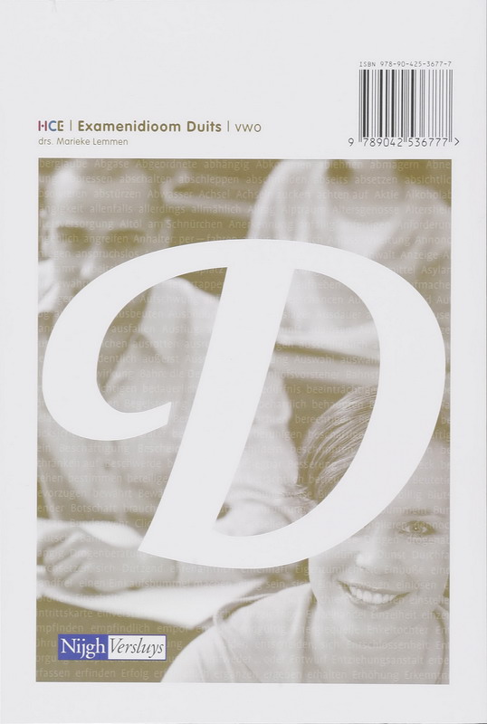 HCE Duits examenidioom VWO Tekstboek achterkant