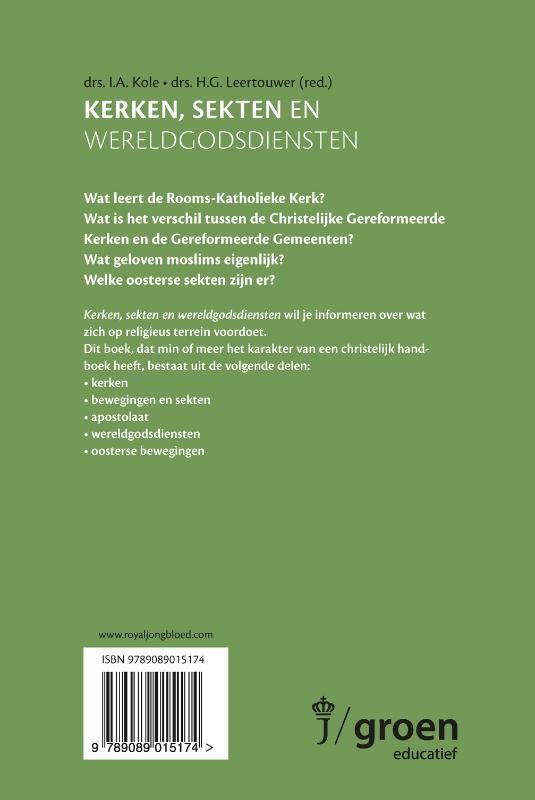 Kerken, sekten en wereldgodsdiensten achterkant