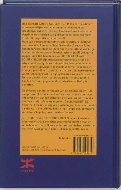 Het geheim van de gouden bloem achterkant