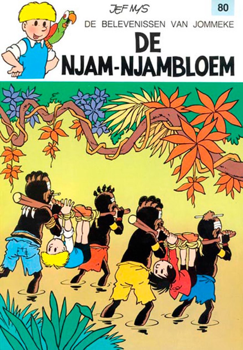 De Njam-njambloem / Jommeke strip - nieuwe look / 80