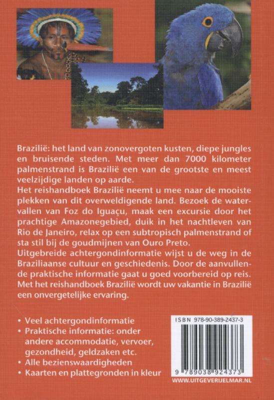 Reishandboek Brazilie Brazilie achterkant