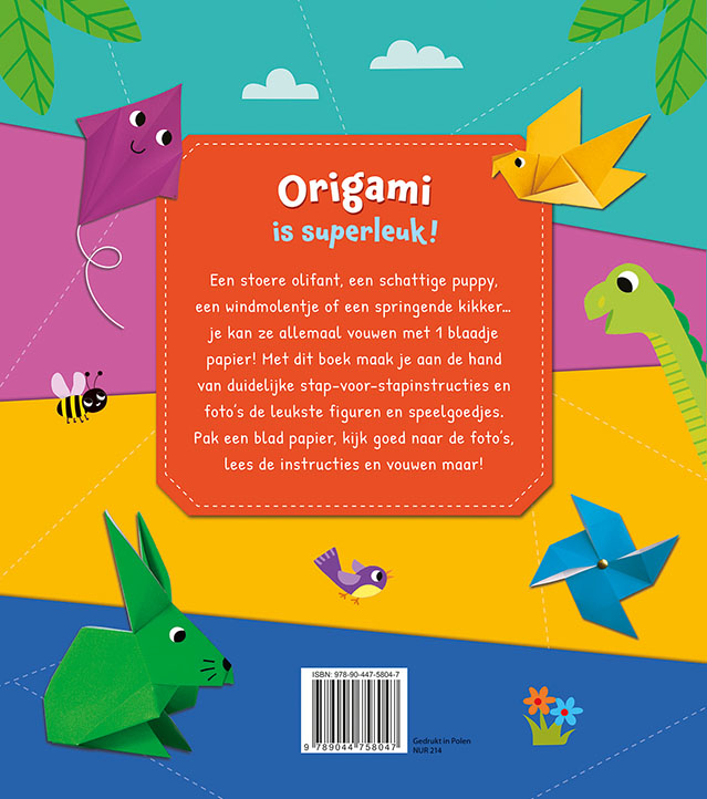 Het leukste origamiboek achterkant