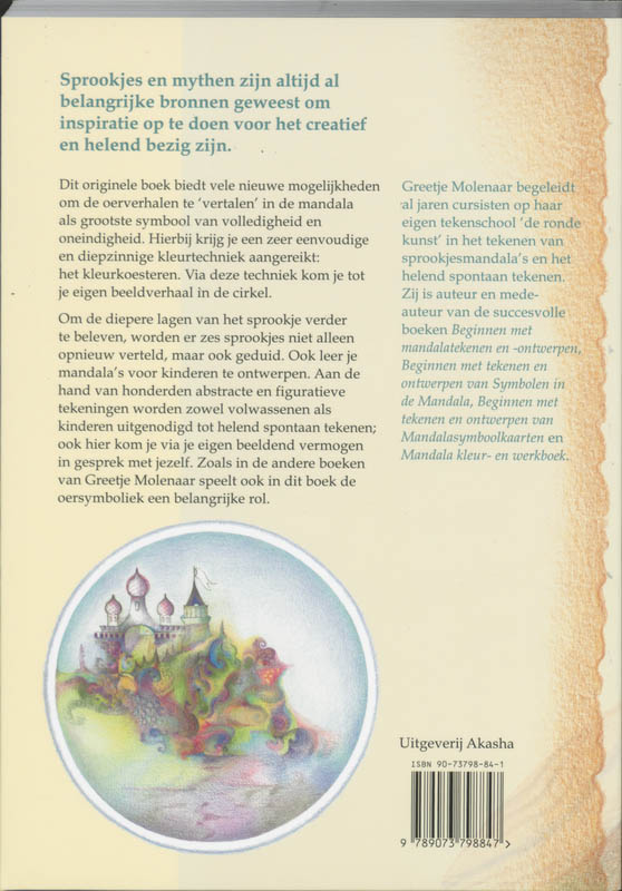 Sprookjes en oersymboliek in de mandala achterkant