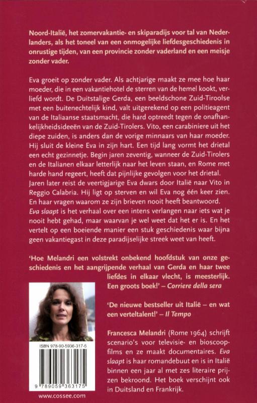 Eva slaapt achterkant