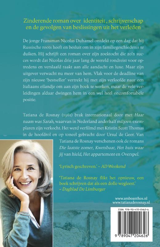 Onvoltooid verhaal achterkant