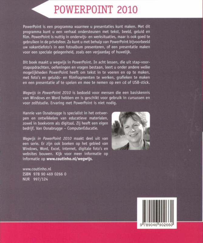Wegwijs in Powerpoint 2010 achterkant