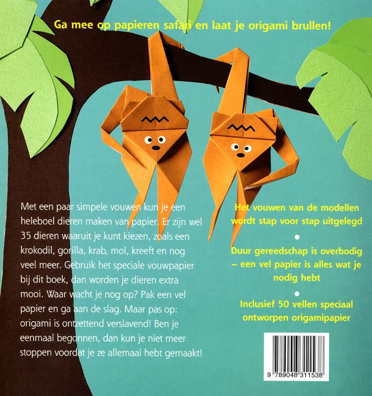 Origami Dierenrijk Dierenrijk achterkant