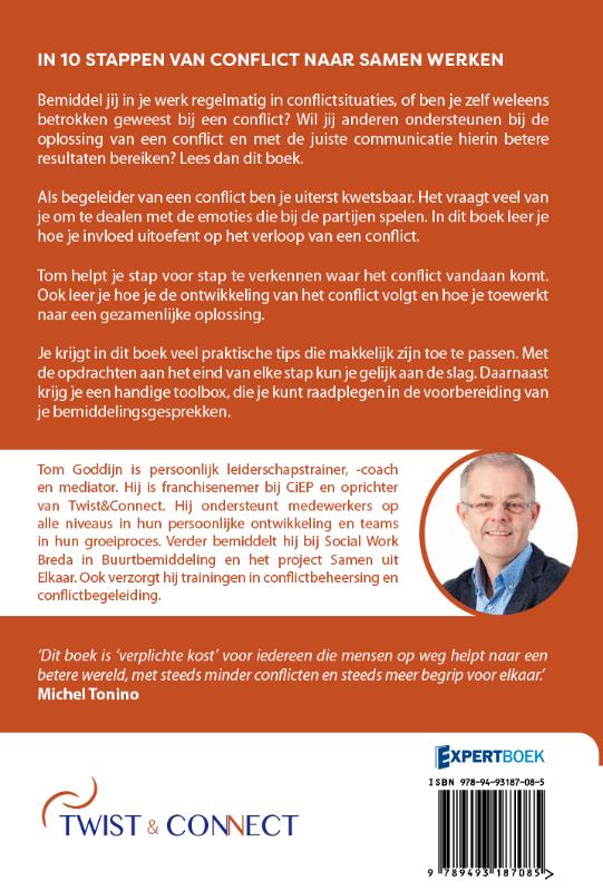 In 10 stappen van conflict naar samen werken / In 10 stappen achterkant