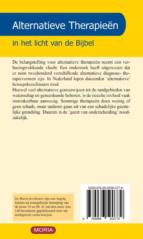 Alternatieve therapieën achterkant