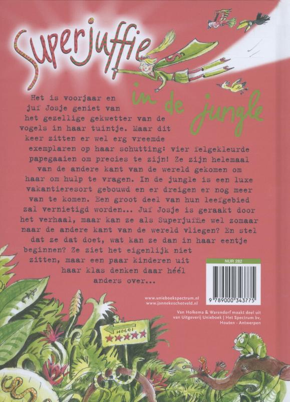 Superjuffie in de jungle / Superjuffie / 5 achterkant