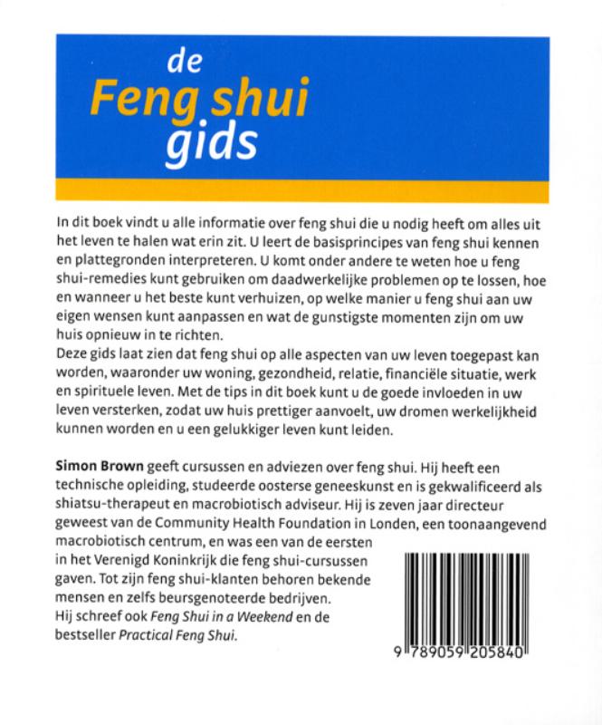 De Feng Shui-gids achterkant
