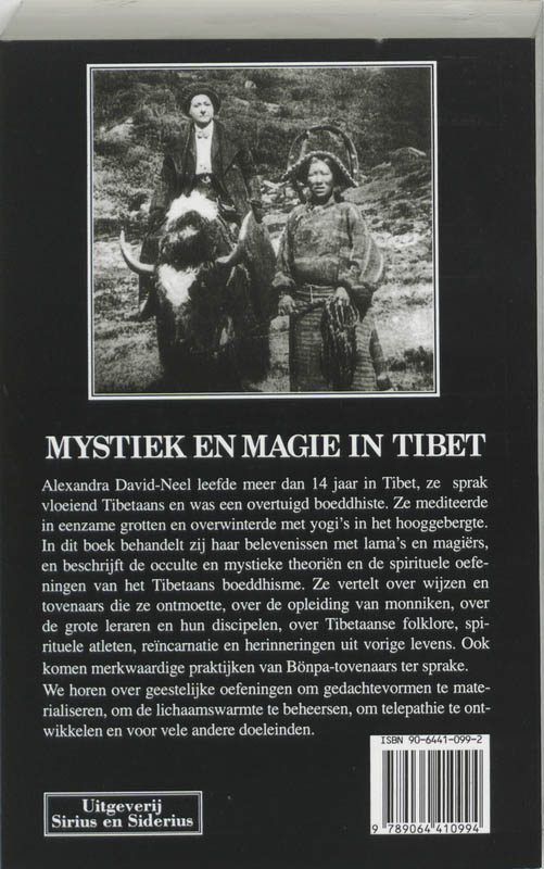 Mystiek en magie in Tibet achterkant