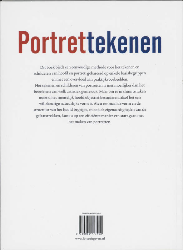 Portrettekenen achterkant