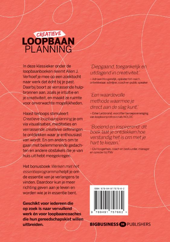 Creatieve loopbaanplanning achterkant