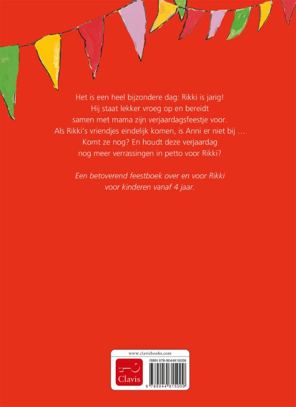 Rikki is jarig / Rikki achterkant