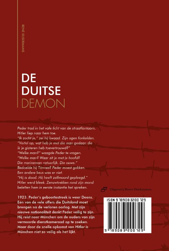 DE DUITSE DEMON / Trilogie / 3 achterkant