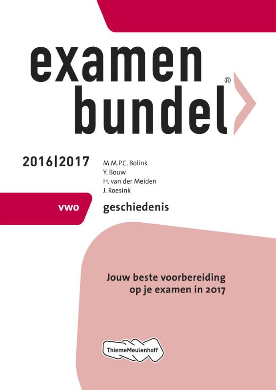 Examenbundel vwo Geschiedenis 2016/2017