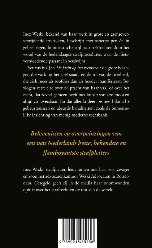 De jacht op het recht achterkant