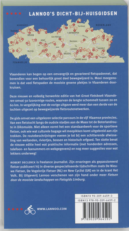 Groot fietsboek Vlaanderen / Dicht-bij-huisgidsen achterkant