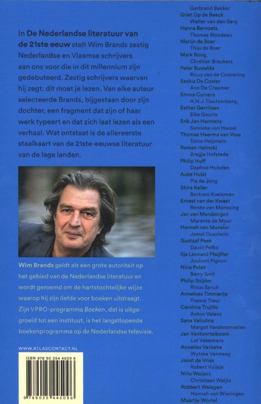 Nederlandse literatuur van de 21e eeuw achterkant