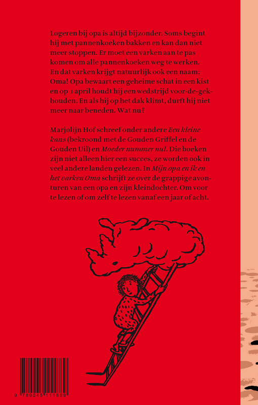 Mijn opa en ik en het varken Oma achterkant