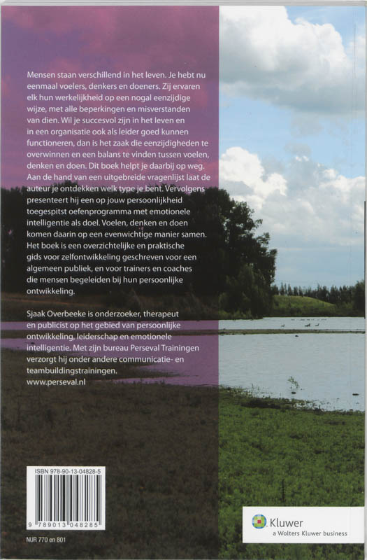 Een betere balans tussen voelen, denken en doen achterkant