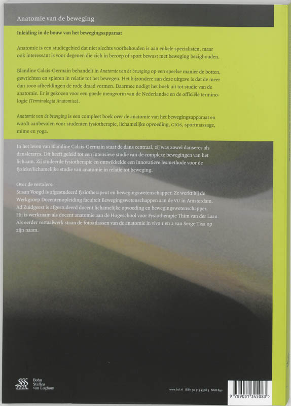 Anatomie van de beweging achterkant