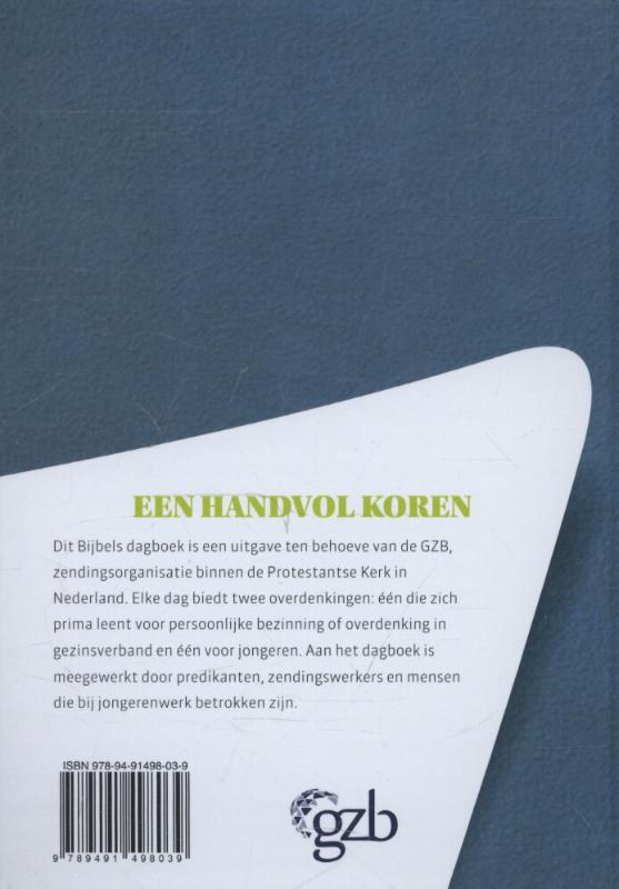Een handvol koren 2014 achterkant