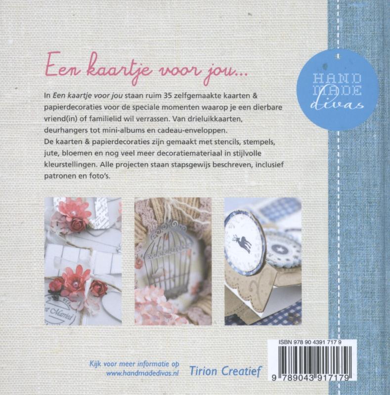 Een kaartje voor jou / Handmade divas achterkant