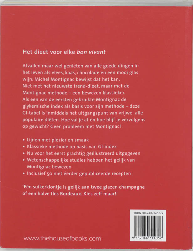 De Nieuwe Montignac achterkant