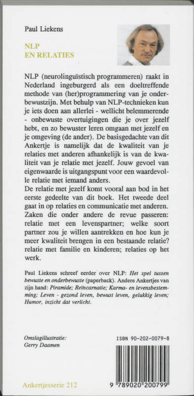 NLP en relaties / Ankertjes / 212 achterkant