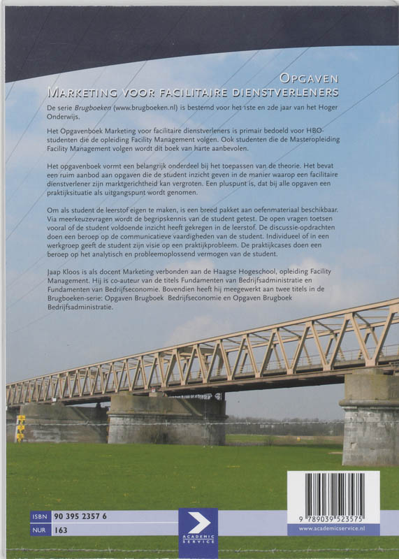Brugboek Marketing facilitaire organisatie / Opgaven / druk 1 achterkant