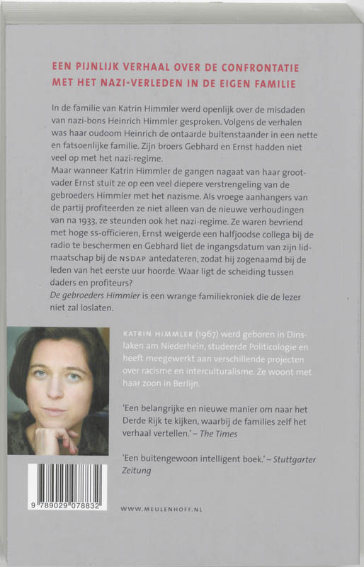 De Gebroeders Himmler achterkant