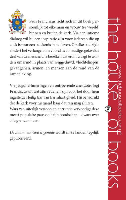 De naam van God is genade achterkant