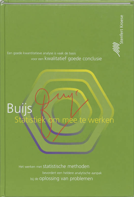 Statistiek om mee te werken - Buijs - Statische methoden boek