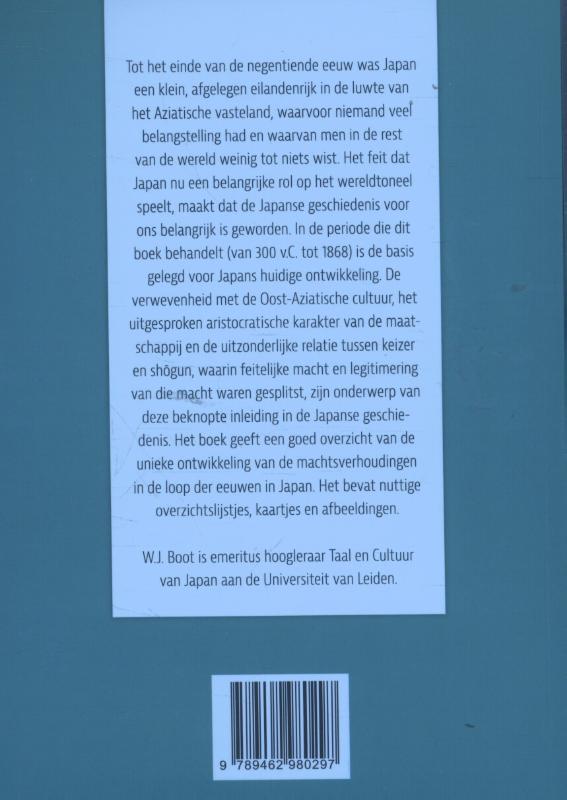 Keizers en Shogun achterkant