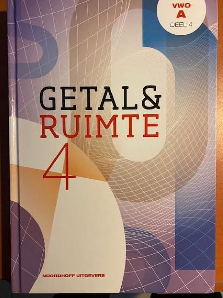 Getal & Ruimte 11e ed leerboek vwo A deel 4