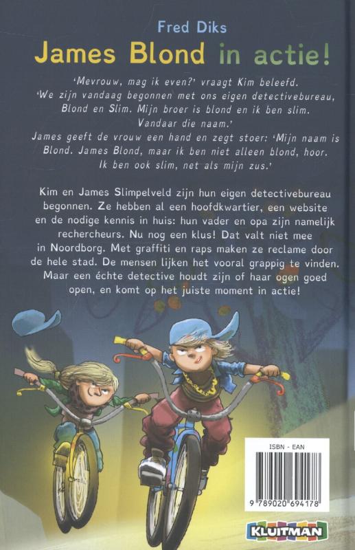 In actie! / James Blond achterkant