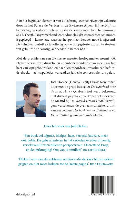 Het mysterie van kamer 622 achterkant