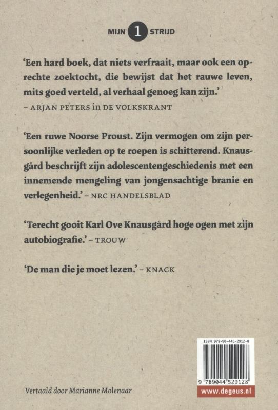 Vader / Mijn strijd / 1 achterkant