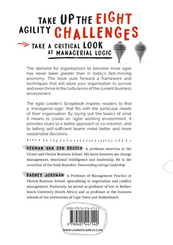 The Agile Leader's Scrapbook achterkant