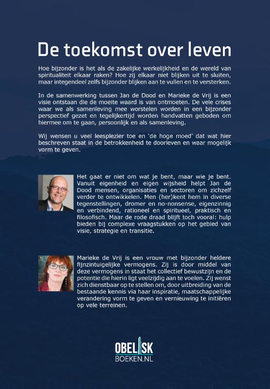 De toekomst over leven achterkant