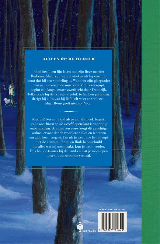 Alleen op de wereld achterkant