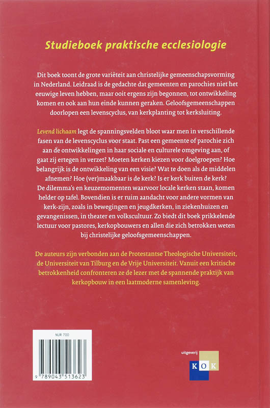 Levend Lichaam achterkant