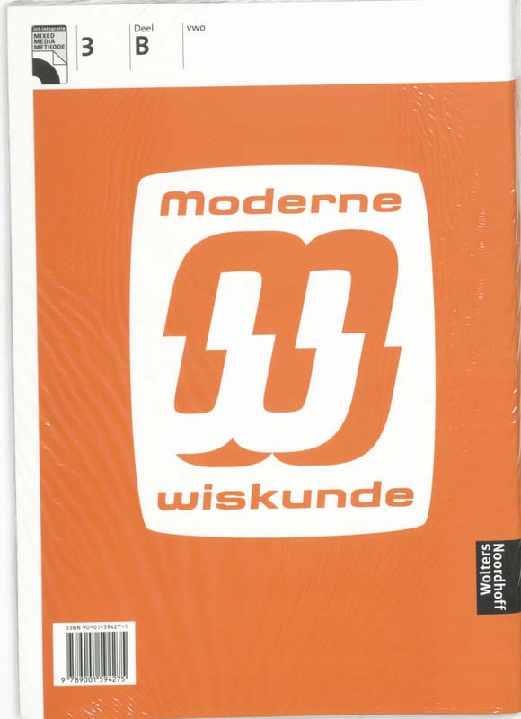 Werkboek 3a+3b vwo Moderne wiskunde achterkant